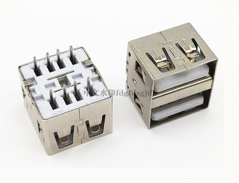 USB 2.0 AF 双层直插 L=10.5