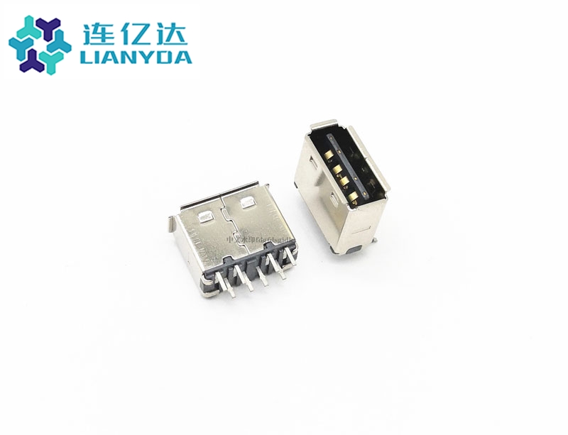 USB 2.0 AF 双排直插  双面插C款