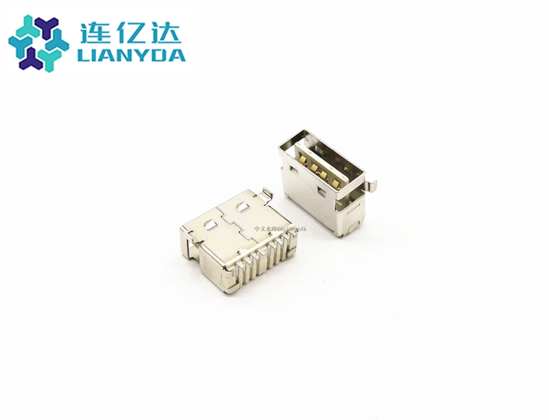 韶关USB 2.0 AF 贴板  双面插C款