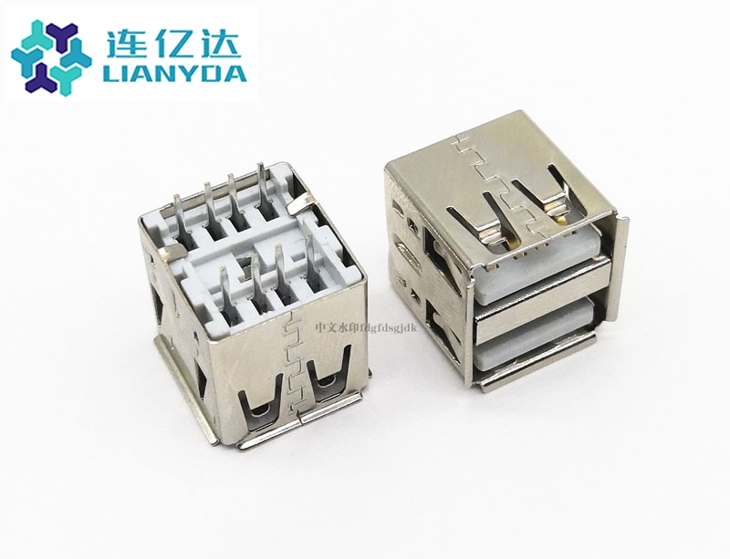 滨州USB 2.0 AF 双层直插 L=14.2