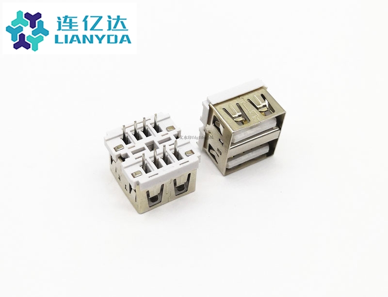 广州USB 2.0 AF 双层直插 L=10.0