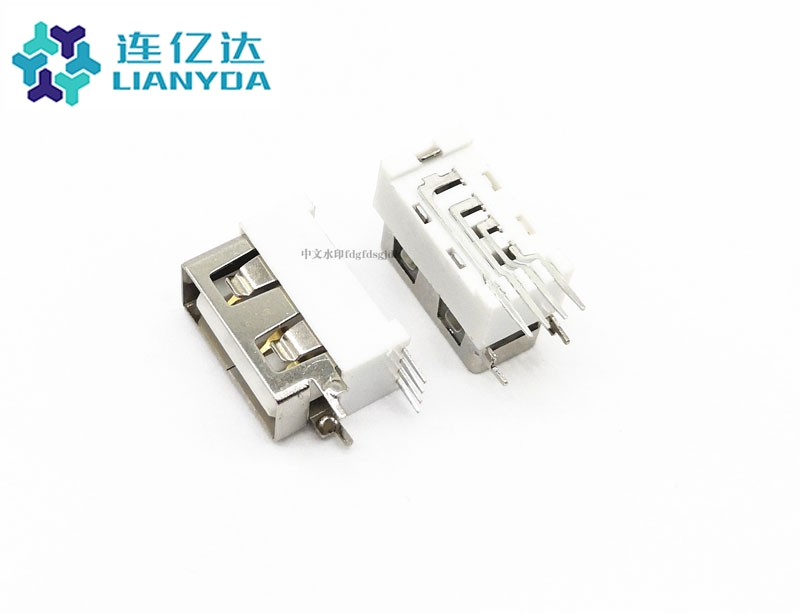 USB 2.0 AF 侧插超短 L=10.0 半包