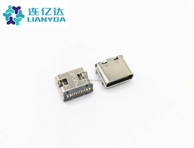 USB3.1 CF 16Pin 单排贴片SMT